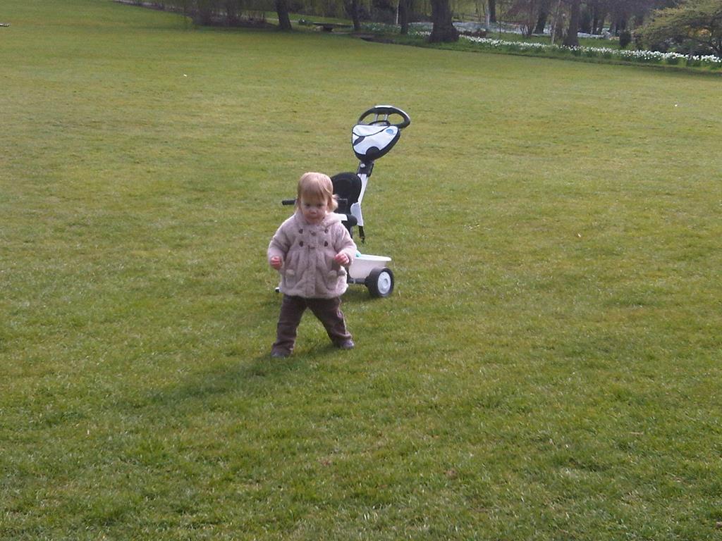 Bike Chair! (What Esther calls her Smart Trike)