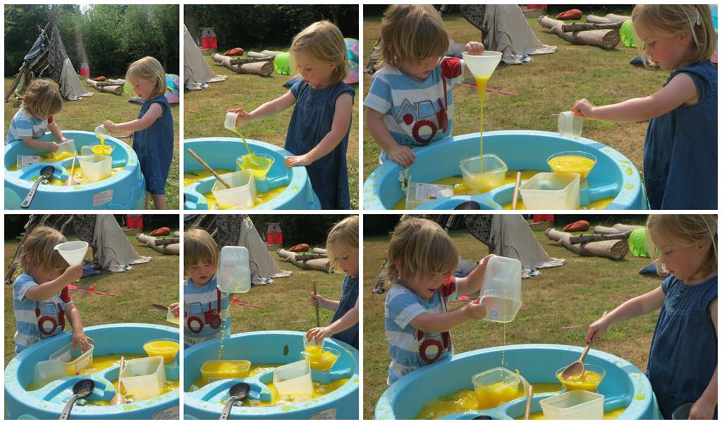 porridge pouring