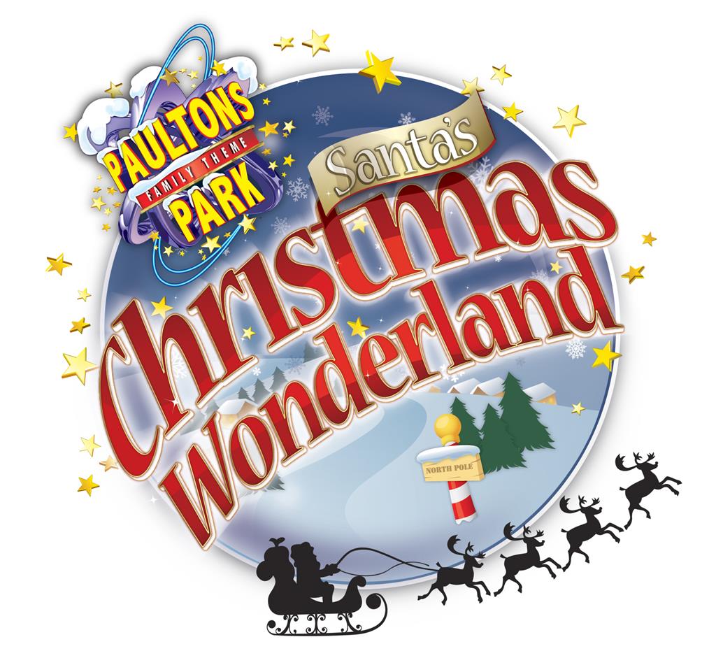 Christmas wonderland logo plus silhouette