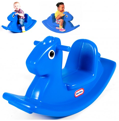 little tikes rocking horse - blue