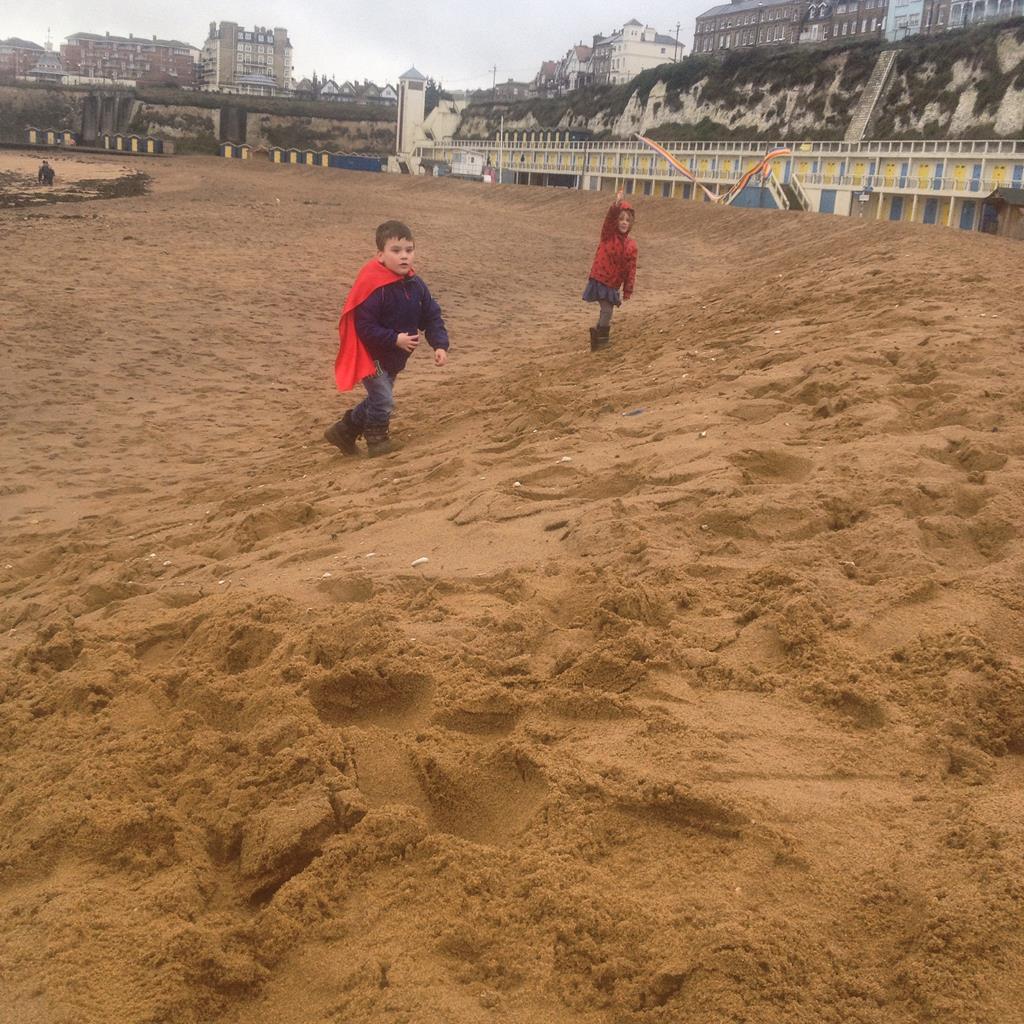 on the beaches