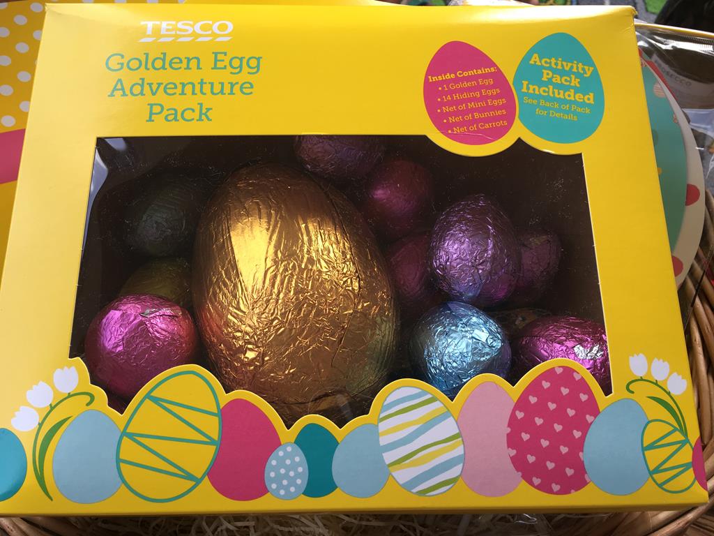 Golden Egg Adventure Pack from Tesco
