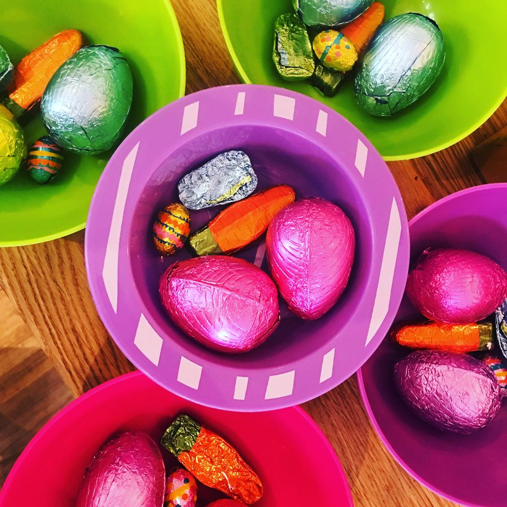 A #TescoEaster treasure rainbow 