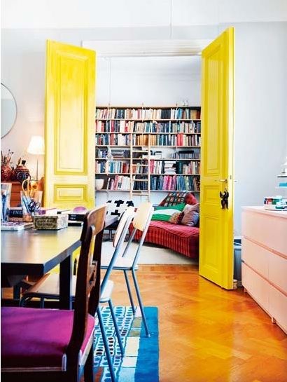 yellow-double-doors