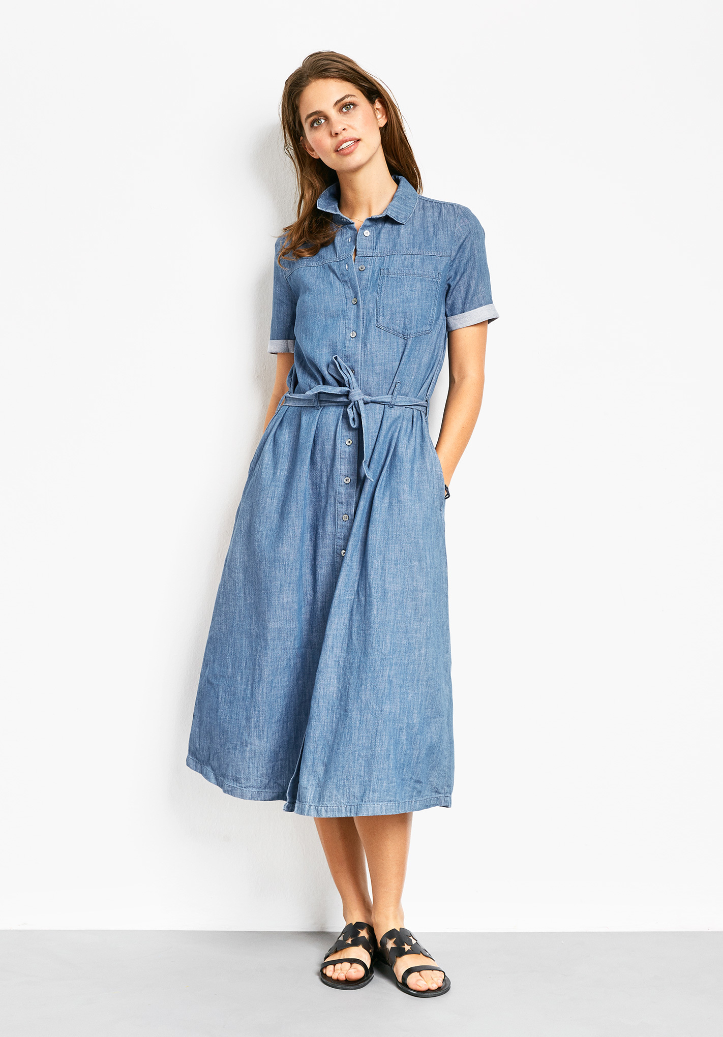 hush chambray dress