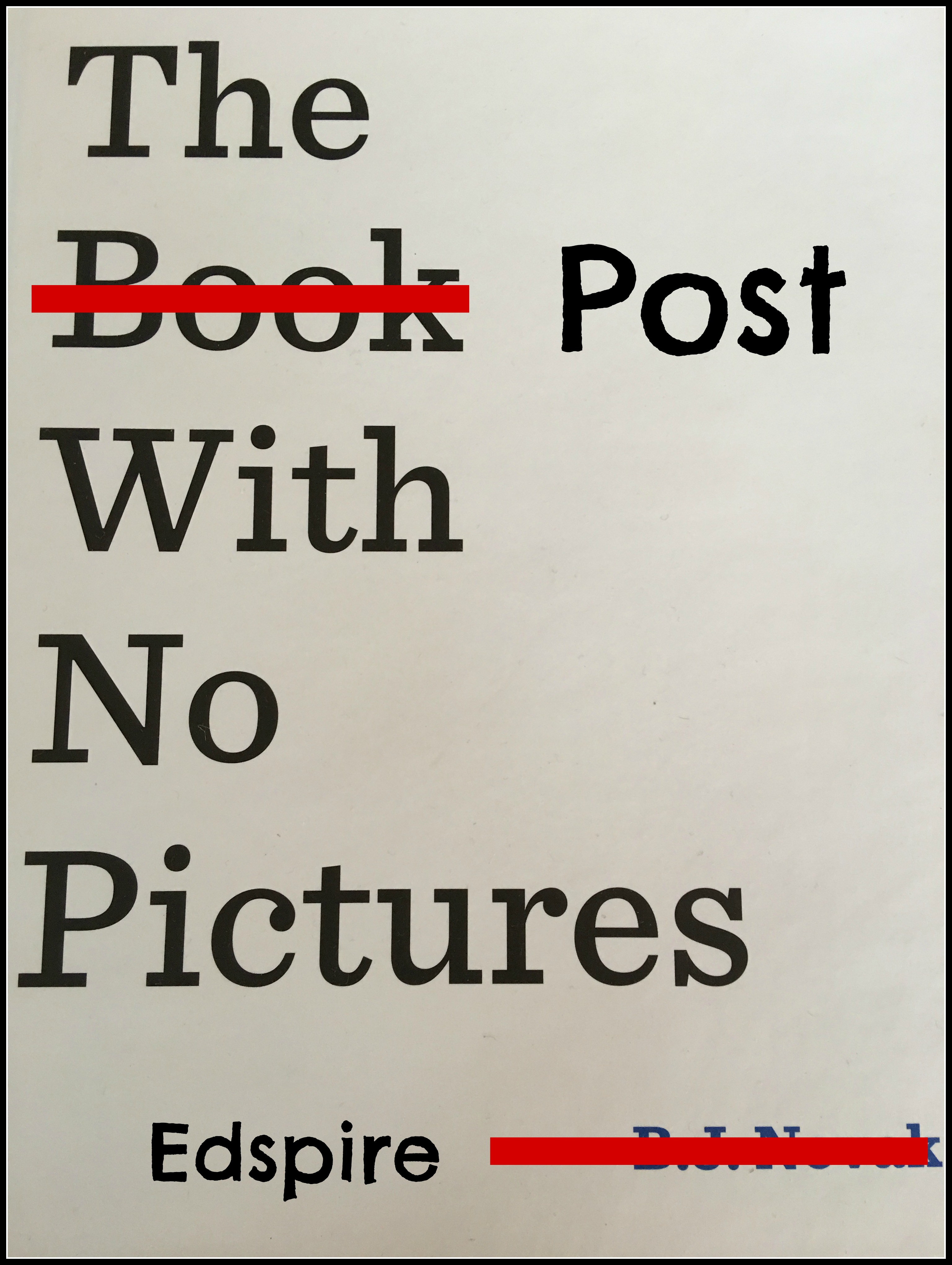 the post with no pictures