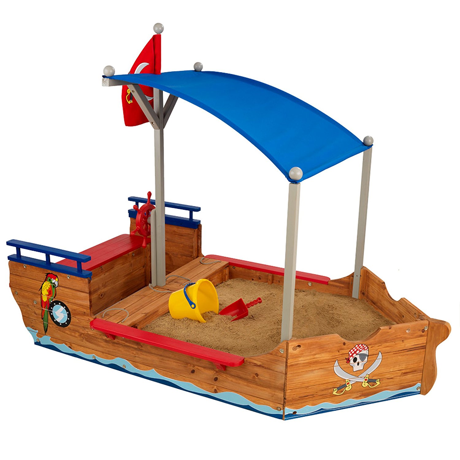 sand kidcraft pirate boat