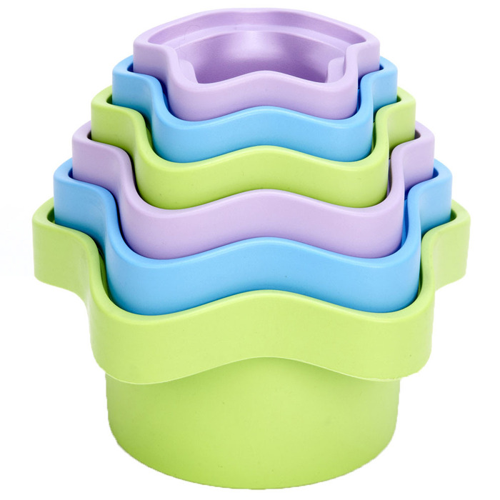 stacking cups green toys