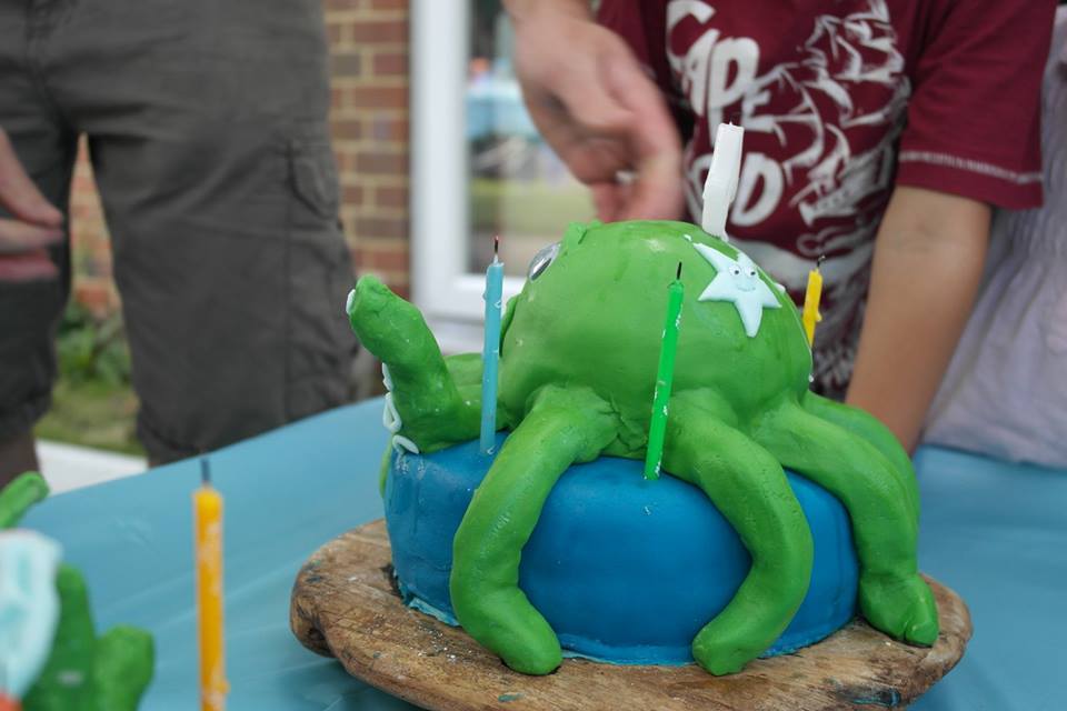 Octopus cake 