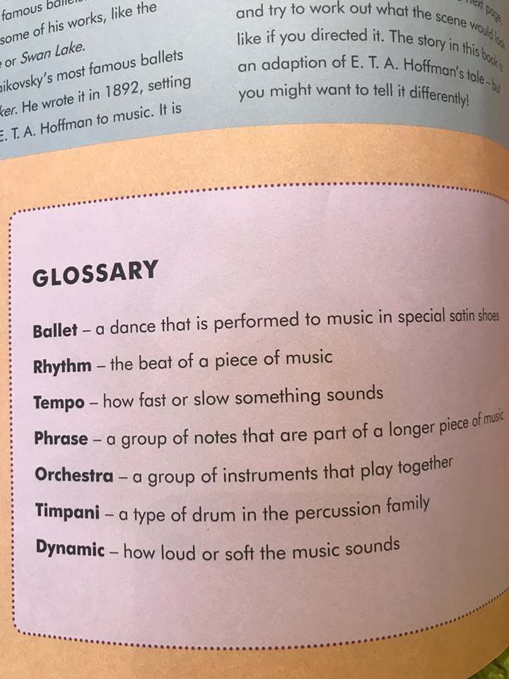 nutcracker glossary